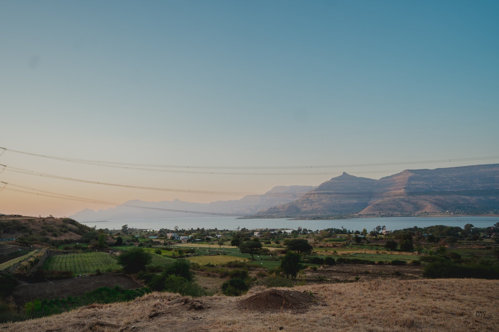 Wintry Mountain Landscape